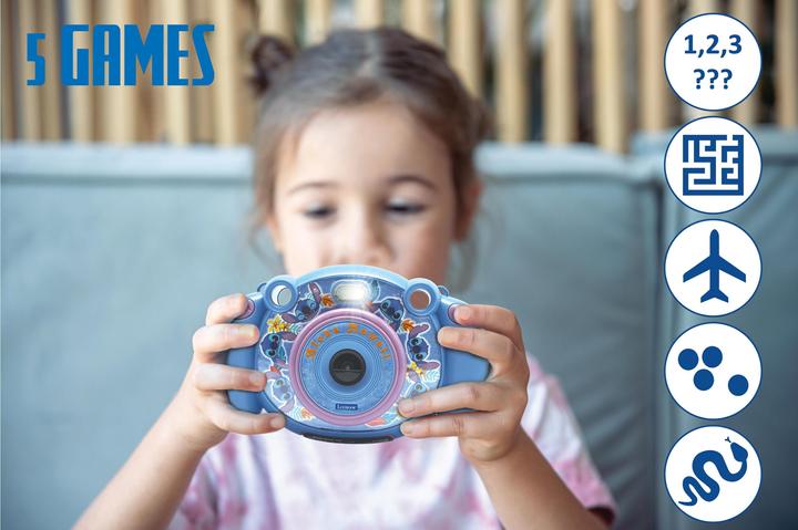 Image du produit Lexibook Disney - Caméra HD numérique Stitch avec carte SD (DJ080D)