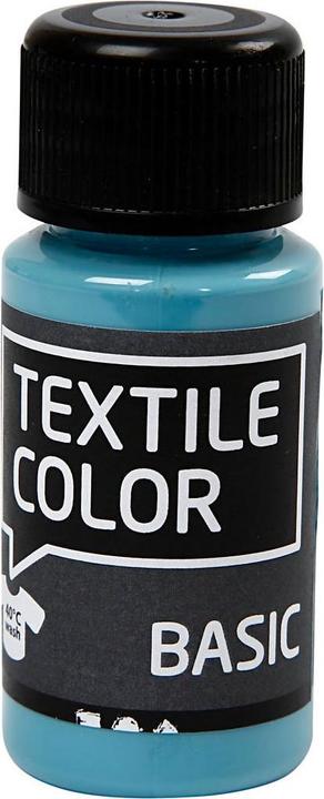 Creativ Company Textilfarbe Halbdeckende Textilfarbe – Taubenblau, 50 ml (Taubenblau, 50 ml)