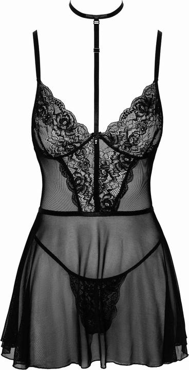 Actual product image Kissable Negligee in black (XL)