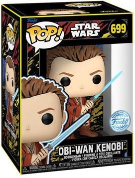 Immagine prodotto Funko POP! Star Wars La minaccia fantasma Obi-Wan Kenobi (Retro) Esclusivo