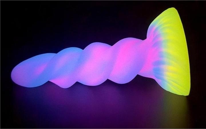 Produktbild Unicorny Dildo "Unicorn Spiral" Glow-in-the-Dark