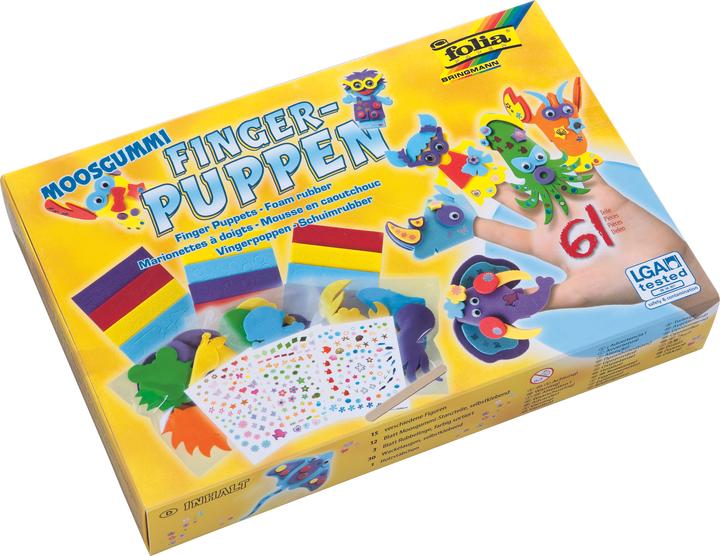Actual product image Folia Foam rubber finger puppet set