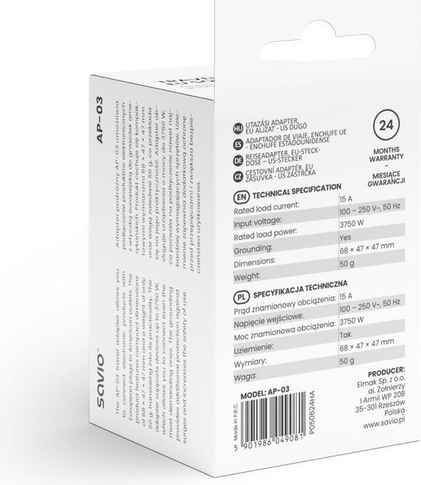 Produktbild Savio AP-03