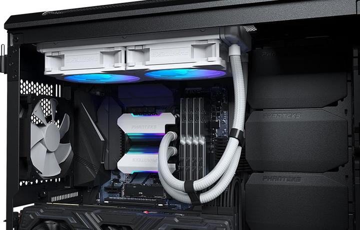 Actual product image Phanteks Glacier One 240 MPH complete water cooling, D-RGB