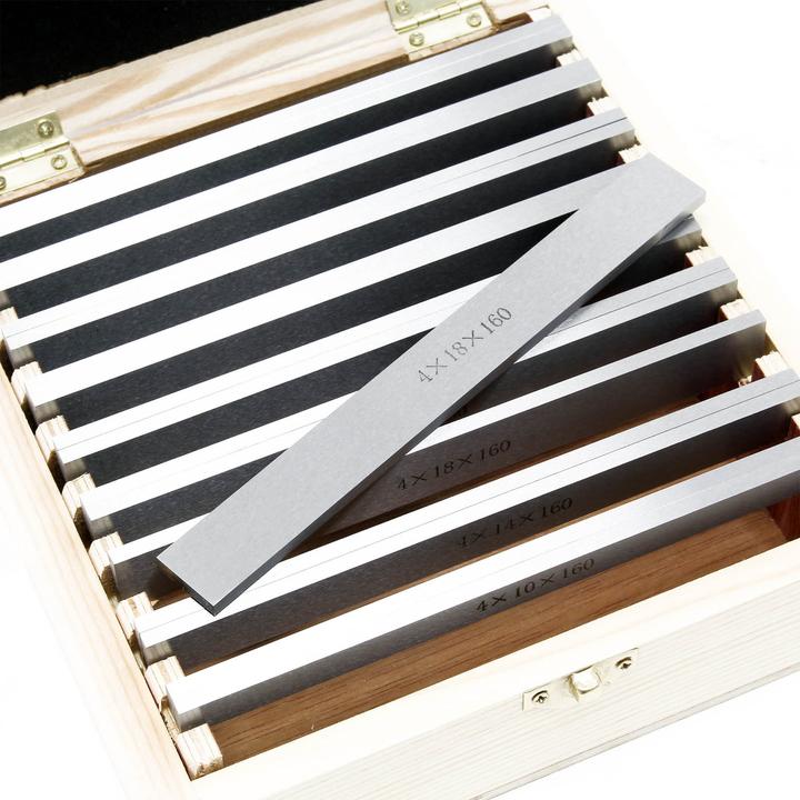 Actual product image Wiltec Vice Jaw Protector Set 18pcs. 160mm 9 Pairs Mill Lathe