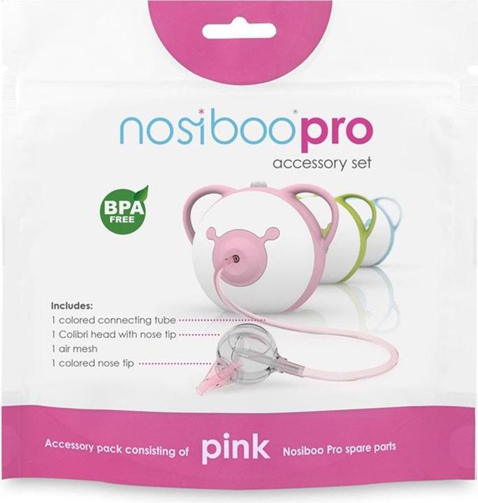 Image du produit Nosiboo Pro Set d'accessoires pour l'aspirateur nasal électrique rose