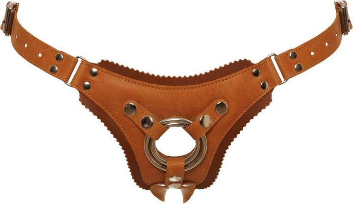 Actual product image Zado Leather Strap-on Jock