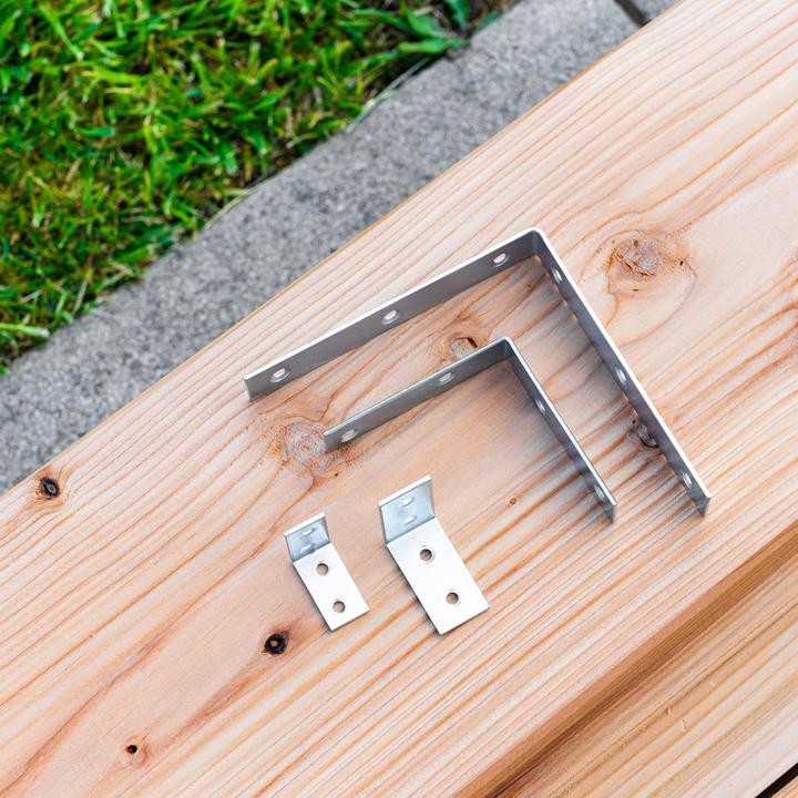 Image du produit Helpmate Stuhlwinkel 120x120x20, verzinkt, 24 Stück (24 pcs)