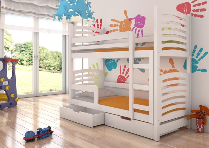Produktbild ADRK Furniture Doppelstockbett mit OSUNA-Matratzen