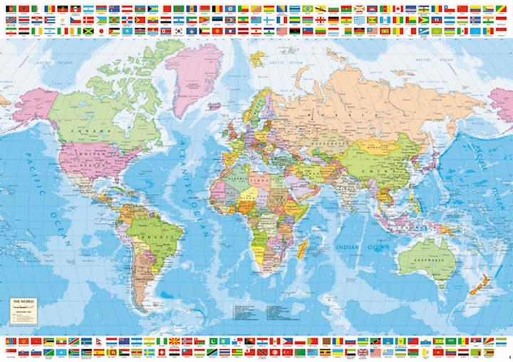 Produktbild Educa Politische Weltkarte (1500 Teile)