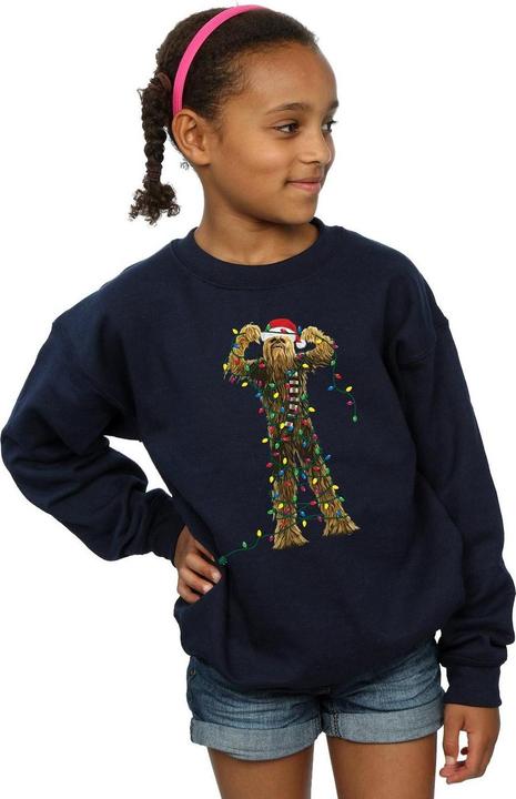 Produktbild Star Wars Chewbacca Christmas Lights Sweatshirt Mädchen (152, 158)