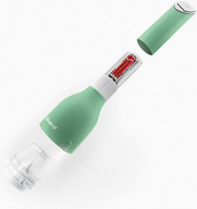 Actual product image FinaMill One sage with two FinaPod Pro Plus battery powered (Various spices)
