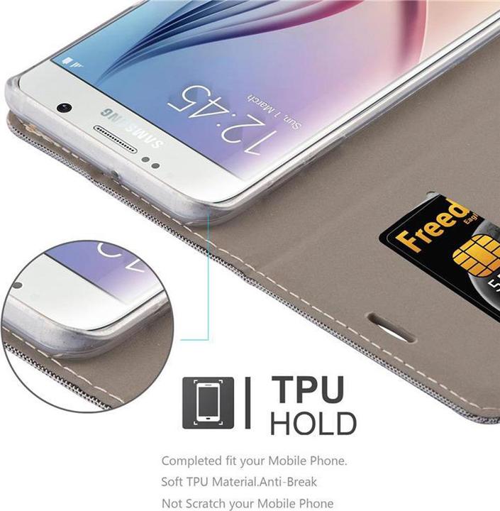 Productafbeelding Cadorabo Boek Jeans Optiek Cover (Samsung Galaxy S6 Edge+)