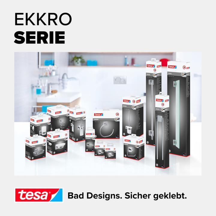 Image du produit tesa Porte-rouleau EKKRO avec solution adhésive sans perçage