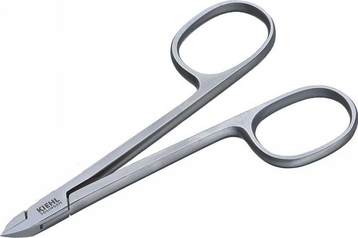 Image du produit Kiehl Mini pince à ongles mini pince ciseaux grip argent 10cm, tranchant triangulaire