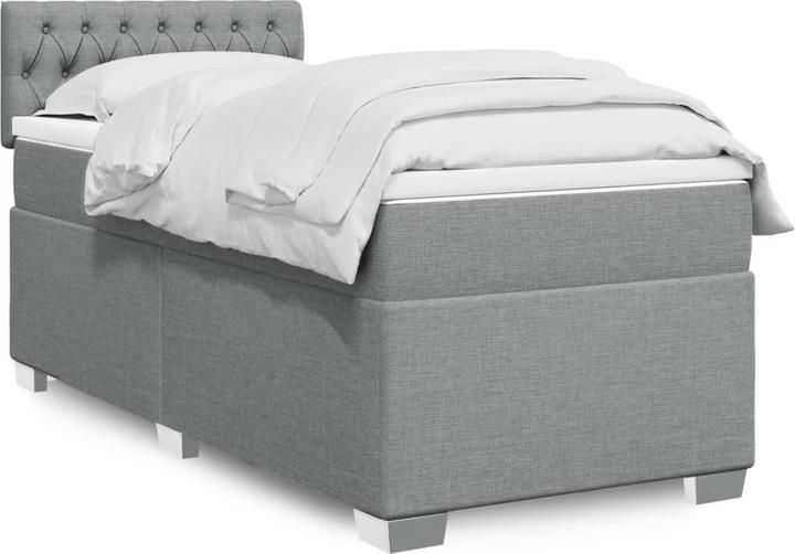 Image du produit VidaXL Bo x lit de saut avec matelas 120 x 190 cm Tissu (120 x 190 cm)