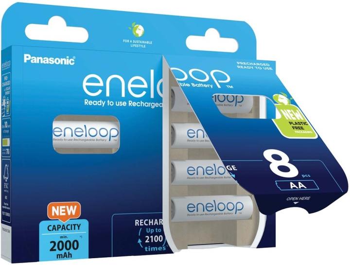 Produktbild Panasonic eneloop (8 Stk., AA, 2000 mAh)