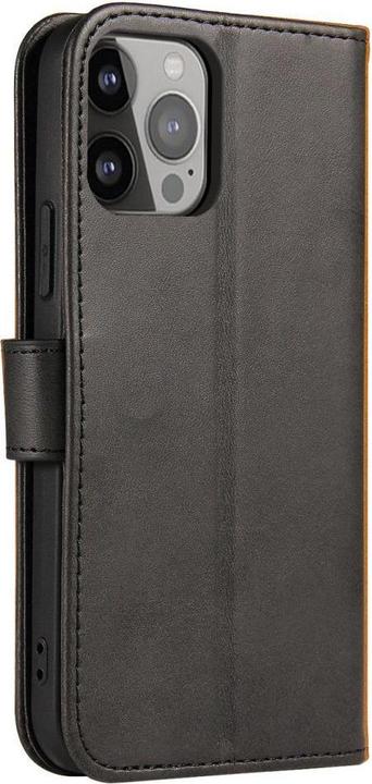 Produktbild Hurtel Magnethülle für Motorola Moto E32 Hülle mit Flip Wallet Ständer schwarz (Motorola Moto E32)