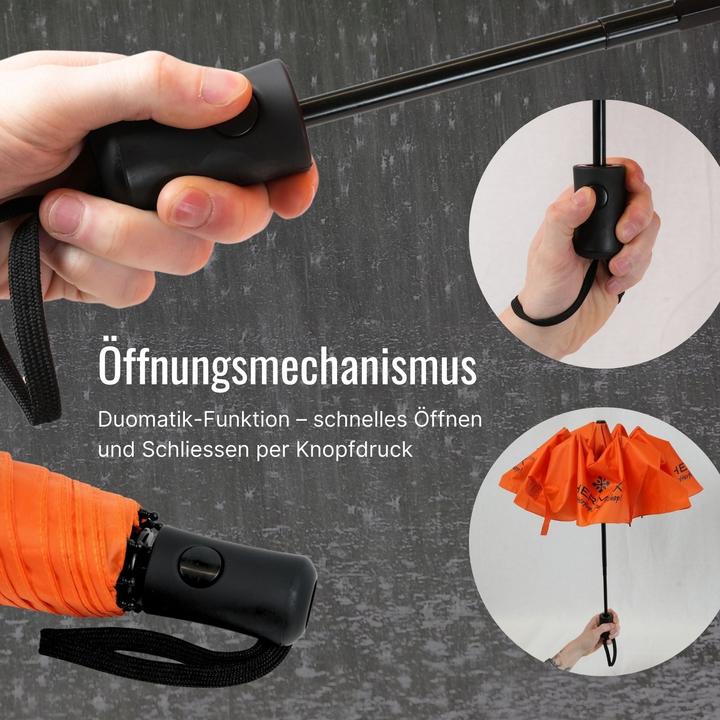 Image du produit Hermex Regenschirm Reise-Schirm faltbarer Regenschirm