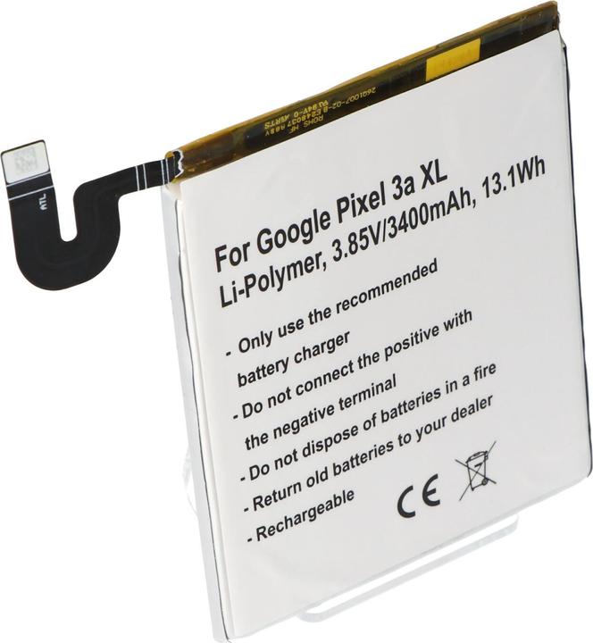 Actual product image AccuCell Battery suitable for Google Pixel 3a XL