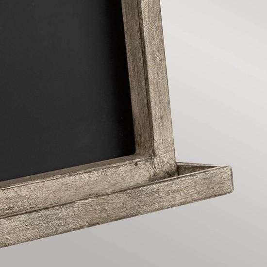Actual product image Elstead Lighting Chalkboard wall light E27 Weathered zinc (E27)
