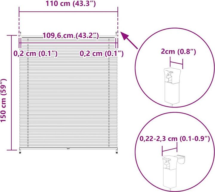 Actual product image VidaXL Eward (110 x 150 cm)