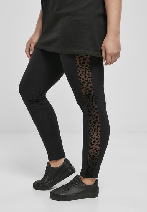 Produktbild Urban Classics Ladies Flock Lace Stripe Leggings (5XL)