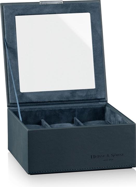 Produktbild Heisse & Söhne Stapelbares Schmuckkästchen Mirage L - Oberteil: Uhrenbox für 6 Uhren - Blau