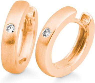 Actual product image Breuning Creoles - BRILL. 0,06 Ct. H/si (585, - Gold)