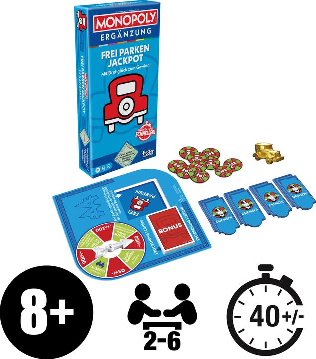 Produktbild Hasbro Gaming Monopoly Free Parking Jackpot (Deutsch)