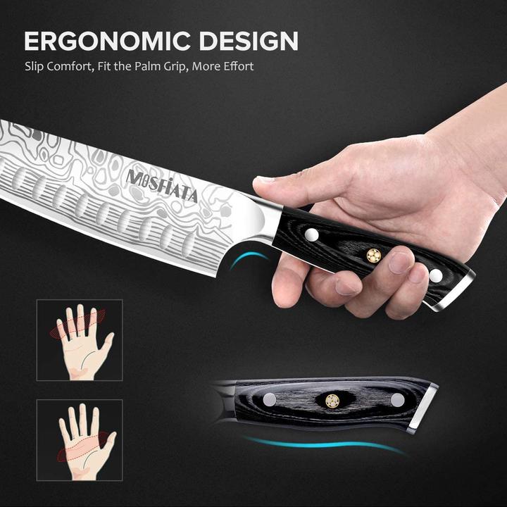 Actual product image Mosfiata Chef's knife 7inch