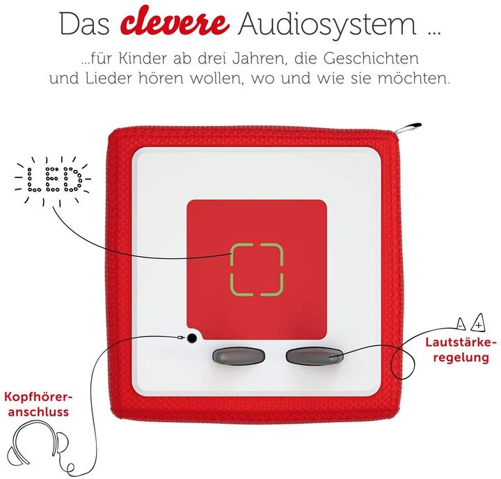 Produktbild Tonies Toniebox Starterset Rot (Kreativ-Tonie) (Deutsch)