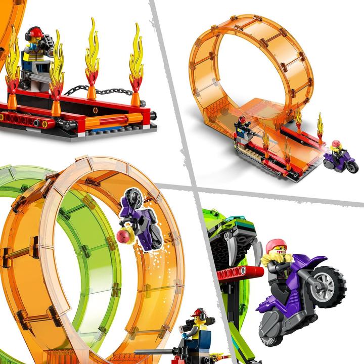 Produktbild LEGO Stuntshow-Doppellooping (60339, LEGO City)