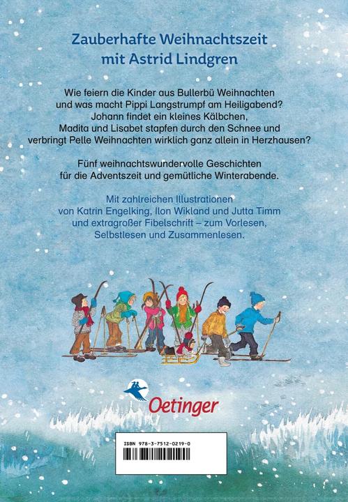Immagine prodotto Weihnachten mit Pippi, Madita und Pelle (Tedesco, Astrid Lindgren, Angelo Reatrino, Ilon Wikland, 2022)
