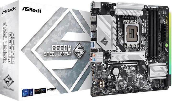 Immagine prodotto AsRock B660M Steel Legend (LGA 1700, Intel B660, mATX)