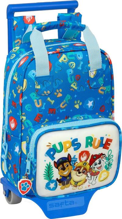 Image du produit Paw Patrol Sac à dos scolaire à roulettes The Pups rule Bleu 20 x 28 x 8 cm