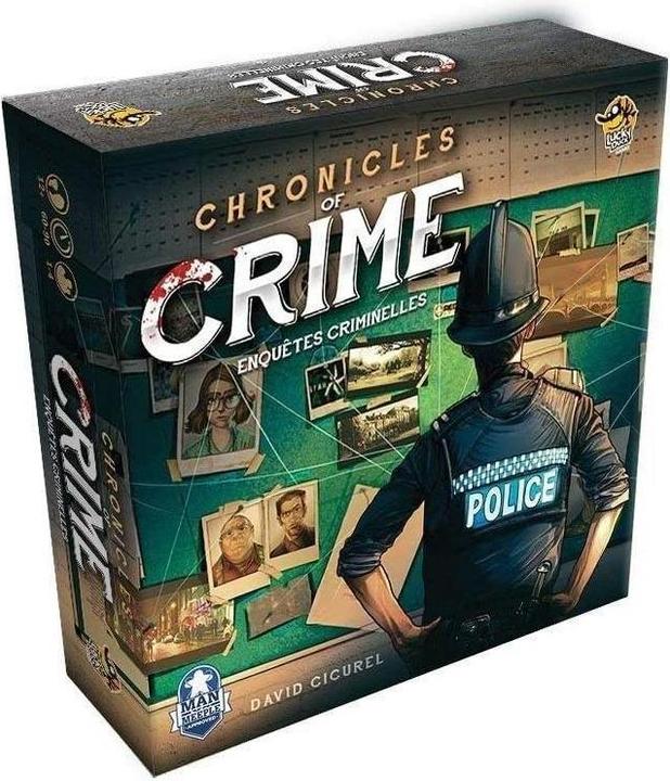 Corax Games 1021936 - Chronicles of Crime, board game for 1 - 4 players, ages 14+ (DE edition) (German)