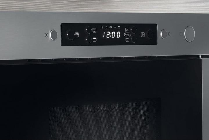 Actual product image Whirlpool AMW 439/IX microwave Built-in Black, Stainless steel (22 l)