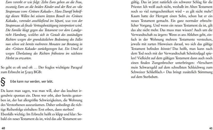 Produktbild Am achten Tag schuf Gott den Rechtsanwalt - Der SPIEGEL-Bestseller. Seltsamste Gesetze und (Deutsch, Werner Koczwara, 2023)