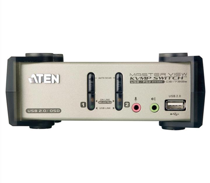 Actual product image Aten CS1732B, 2-Port KVM Switch with USB Hub