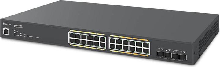EnGenius Cloud Managed Switch 16-port GbE + 8-port Multi-GbE PoE+ 410W, 4x SFP, L2, ECS2528FP (28 Ports)
