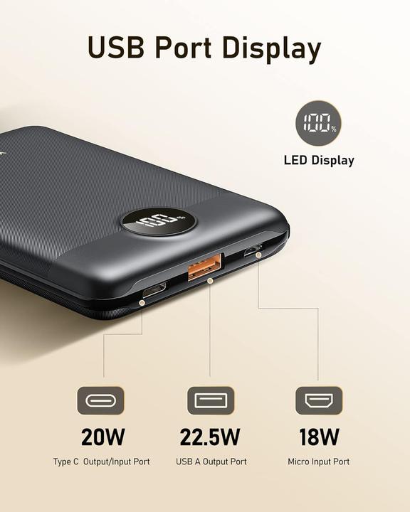 Produktbild Veektomx Mini (10000 mAh, 22.50 W, 22.50 Wh)
