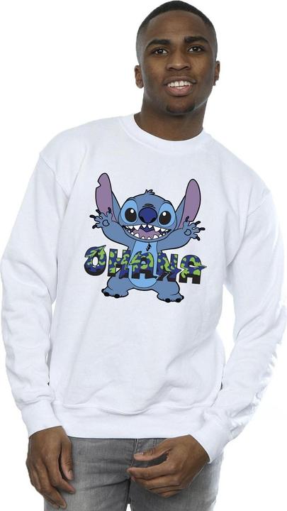 Produktbild Disney Lilo And Stitch Ohana Blue Glitch Sweatshirt (XXL)