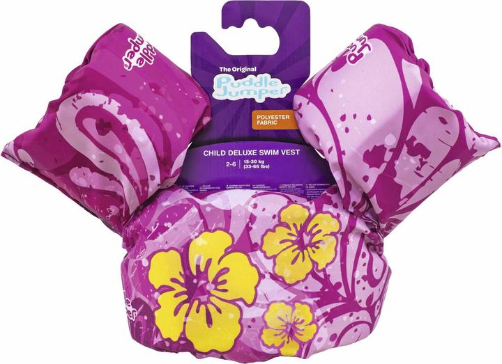 Bestway Puddle Jumper® Schwimmhilfe Blume mit Textilbezug, 2-6 Jahre (10 - 25 kg)