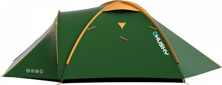 Actual product image Husky Bizon 3 Classic Klassieke Tent - Groen - 3 Persoons (Tunnel tent, 5.24 kg, 3 persons)