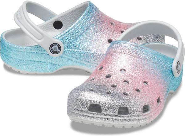 Actual product image Crocs K' Classic Glitter Clog (30, 31)