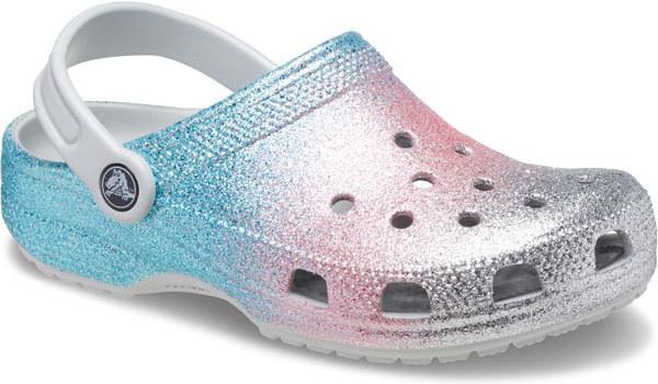 Actual product image Crocs K' Classic Glitter Clog (30, 31)