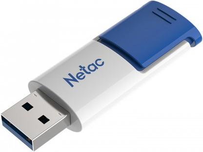 Image du produit Netac U182 Blue USB3.0 Flash Drive 32GB, rétractable - Blanc Bleu (32 Go, USB 3.0)