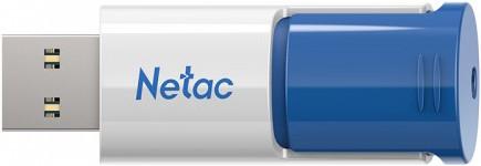 Image du produit Netac U182 Blue USB3.0 Flash Drive 32GB, rétractable - Blanc Bleu (32 Go, USB 3.0)