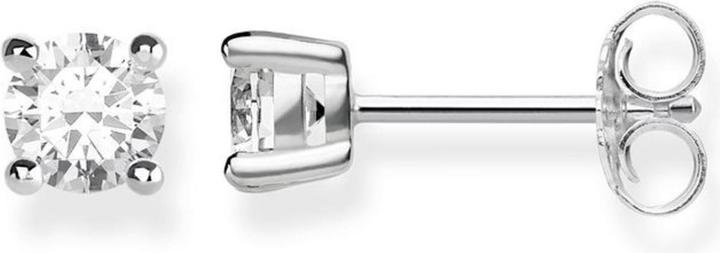 Thomas Sabo Ohrstecker Weisser Stein (925er Silber)